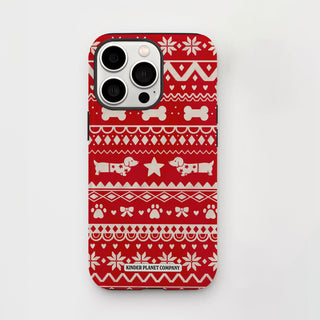 Dachshund Through The Snow Phone Case