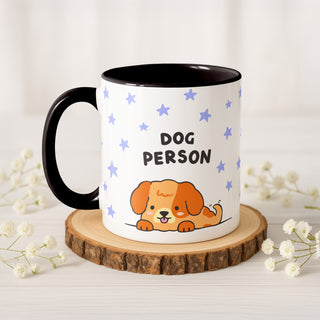 'Dog Person' Accent Mug