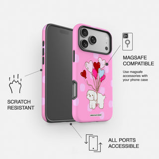 Floating On Love - Dark Pink Tough Magsafe Case