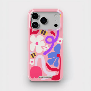 Flowers & Bees Abstract Snap Phone Case