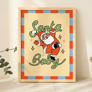 'Santa Baby' Christmas Print