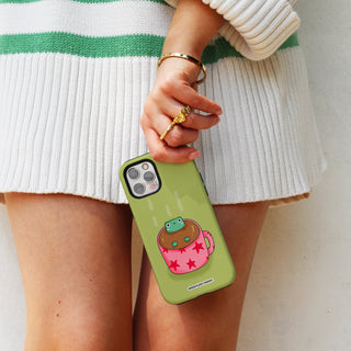 Coffee Frog Tough Phone Case