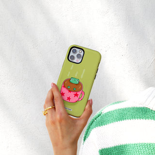 Coffee Frog Tough Phone Case