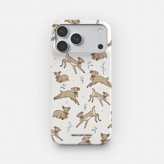 Frolicking Fawns Deer Snap Case