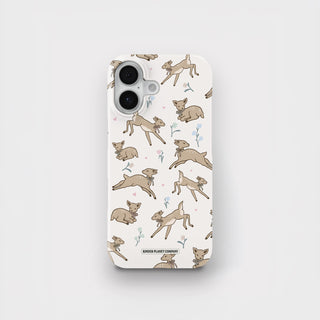 Frolicking Fawns Deer Snap Case