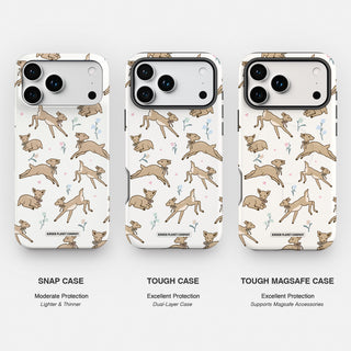 Frolicking Fawns Deer Tough Phone Case