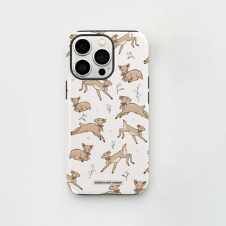 Frolicking Fawns Deer Tough Phone Case