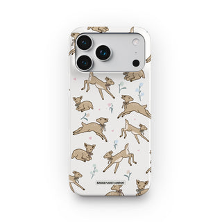 Frolicking Fawns Deer Snap Case