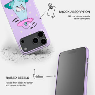 Get me Off This Planet Cow Snap Case