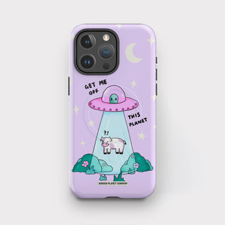 Get me Off This Planet Cow Tough Magsafe Phone Case