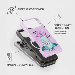 Get me Off This Planet Cow Tough Magsafe Phone Case