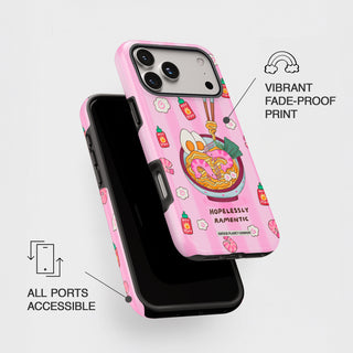 Hopelessly Ramentic - Pink Tough Phone Case