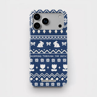 Hopping Through The Snow Snap Phone Case