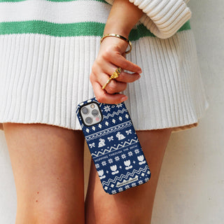 Hopping Through The Snow Phone Case