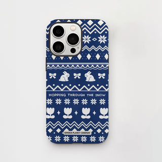 Hopping Through The Snow Phone Case