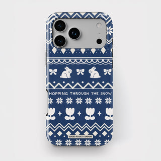 Hopping Through The Snow Tough Phone Case