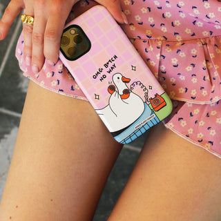 Omg B*tch No Way Goose Phone Case