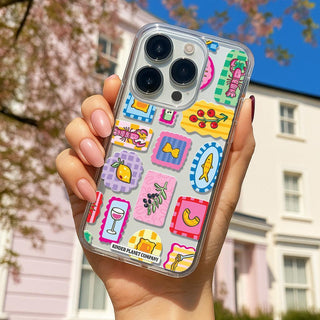 'Italian Stamps' Clear Phone Case