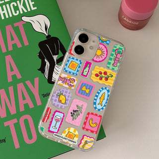 'Italian Stamps' Clear Phone Case