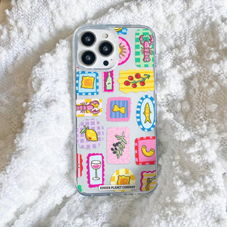 'Italian Stamps' Clear Phone Case