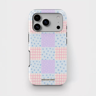 Kawaii Patchwork Quilt Tough Phone Case