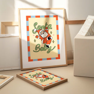 'Santa Baby' Christmas Print