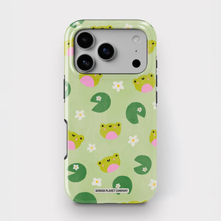 Lily Pad Frog Tough Phone Case