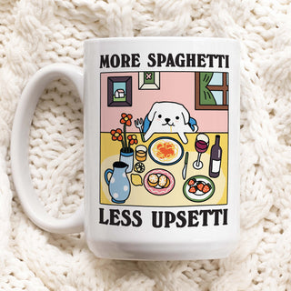 'More Spaghetti' Dog Mug