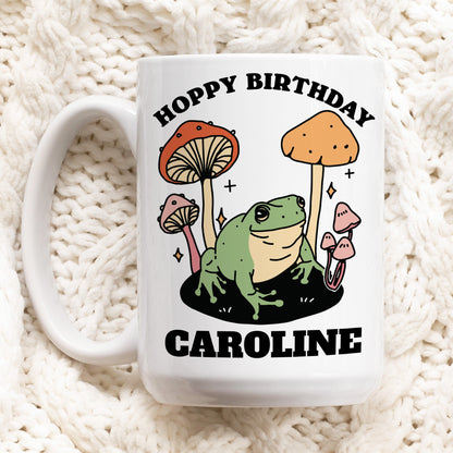 Custom 'Hoppy Birthday' Mug