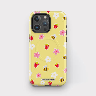 Minimal Summer Vibes Yellow Tough Magsafe Phone Case