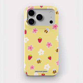 Minimal Summer Vibes Yellow Snap Phone Case
