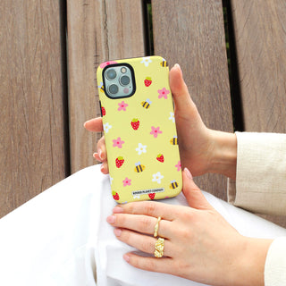 Minimal Summer Vibes Yellow Phone Case