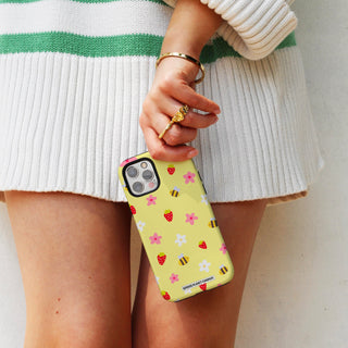Minimal Summer Vibes Yellow Phone Case