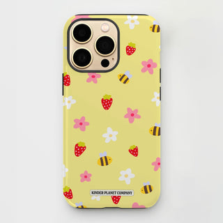 Minimal Summer Vibes Yellow Phone Case