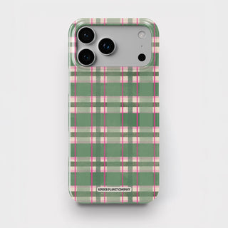 Mistletoe Plaid Snap Phone Case