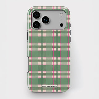 Mistletoe Plaid Tough Phone Case