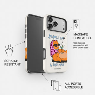 Mom, I am a rich man Cat Tough Magsafe Case