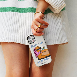 Mom, I am a rich man Cat Tough Phone Case
