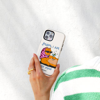 Mom, I am a rich man Cat Tough Phone Case