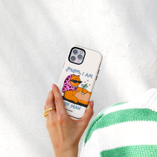 Mom, I am a rich man Cat Tough Phone Case