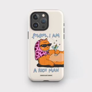 Mom, I am a rich man Cat Tough Magsafe Case