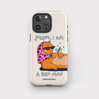 Mom, I am a rich man Cat Tough Magsafe Case