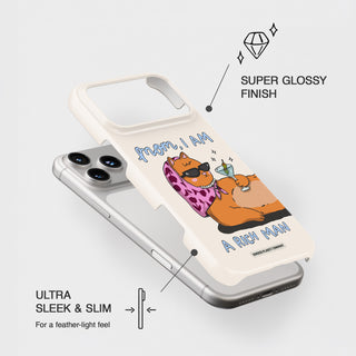 Mom, I am a rich man Cat Snap Case