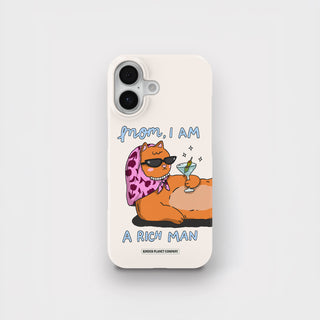 Mom, I am a rich man Cat Snap Case