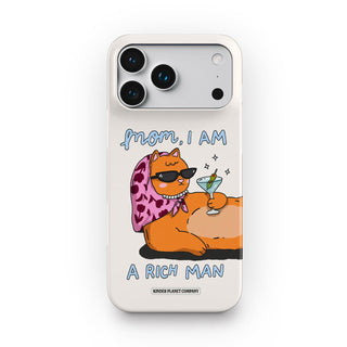Mom, I am a rich man Cat Snap Case