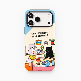 More Espresso Less Depresso Cat Tough Magsafe Case