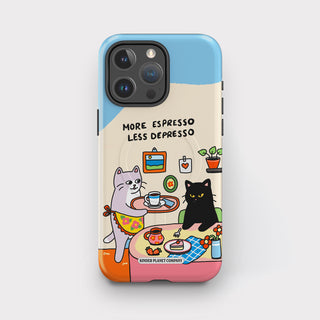 More Espresso Less Depresso Cat Tough Magsafe Case
