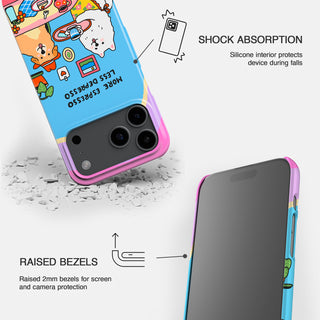 More Espresso Less Depresso Dog Snap Phone Case