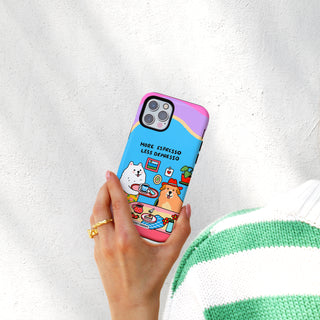 More Espresso Less Depresso Dog Tough Phone Case