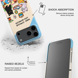 More Espresso Less Depresso Cat Snap Phone Case